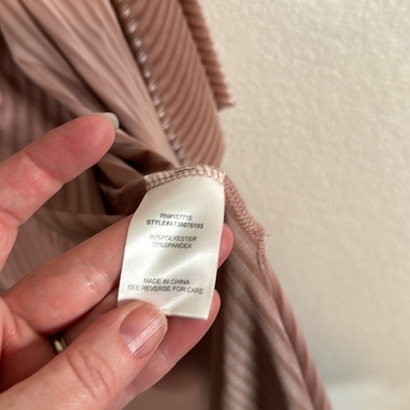 Alchemy Thread Pink Stripe Burnout Cardigan Size Large - Picture 4 of 7